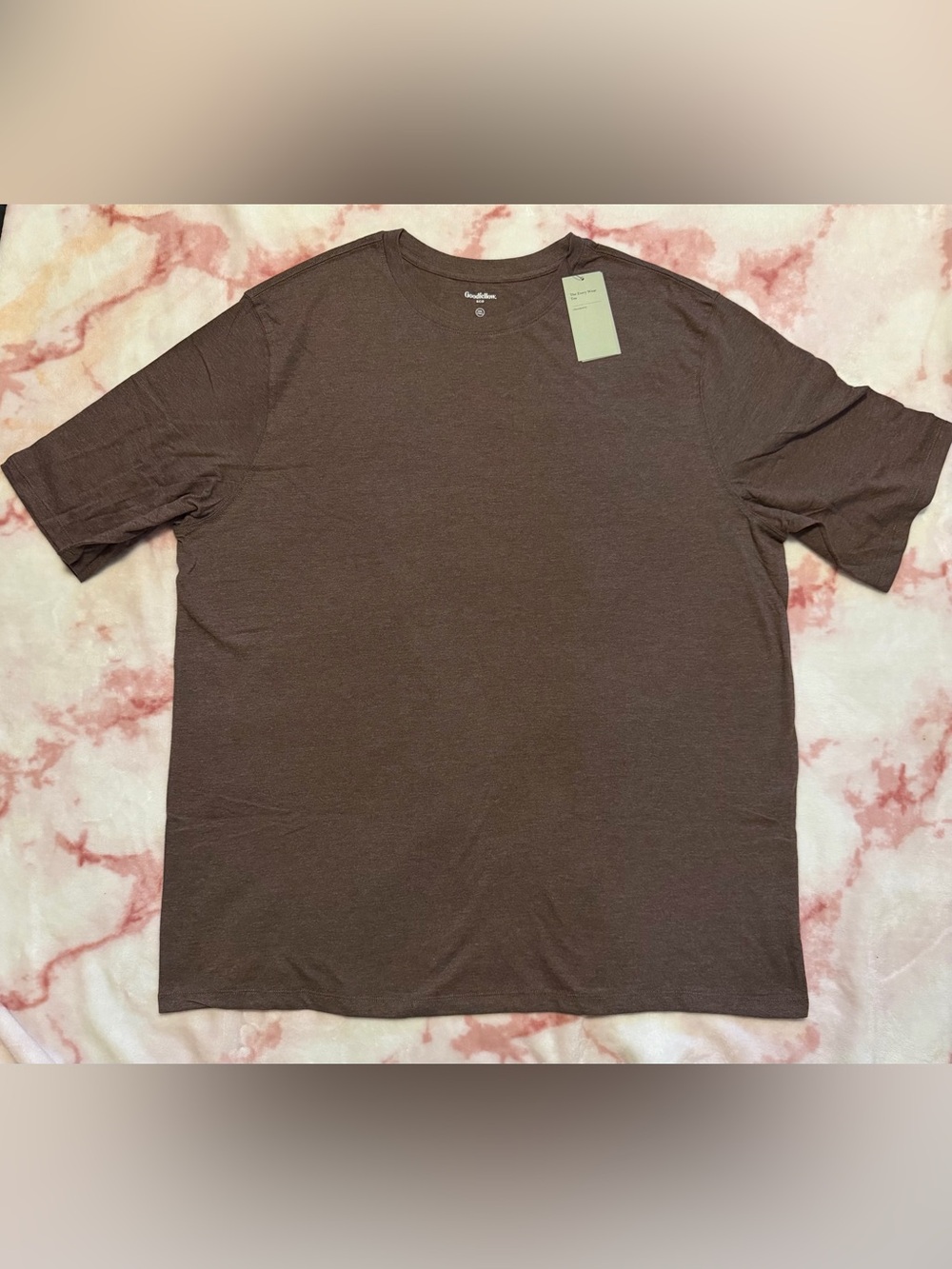Goodfellow & Co Brown Short Sleeve Crew T-Shirt size XXL Tall